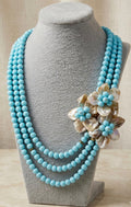 Collane Collana girocollo con pietre multifilo | Handmade Italia - Handmade Made in Italy